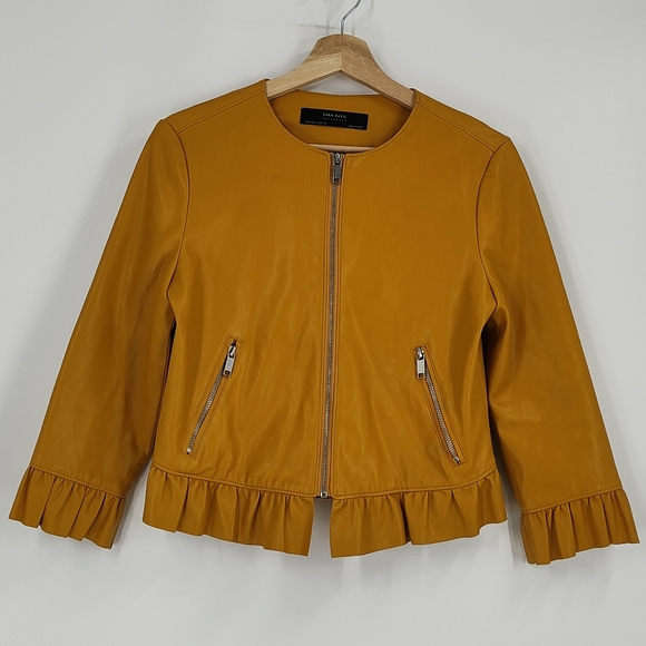 Zara Jackets & Blazers - Zara | faux leather jacket